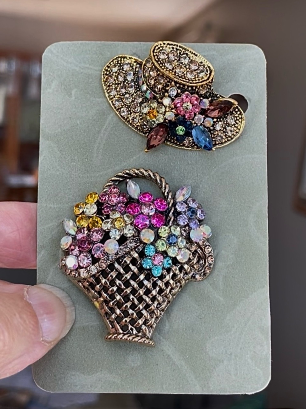 Two Brooches